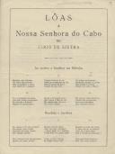 Loas a  Nossa Senhora do Cabo Espichel.