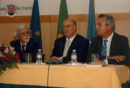 Lançamento do livro a "Escola do meu Mundo" da autoria de João Barreto, com a presença do Presidente da Câmara Municipal de Sintra, Fernando Seara, na sala Vergílio Ferreira, na Biblioteca Municipal de Sintra.