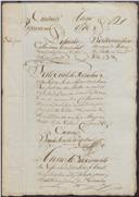 Feito cível de resíduos entre partes do qual foi réu António da Matta, morador na Ericeira, como viúva e testamenteiro de sua mulher Catarina França da Silva, moradora em São Pedro.
