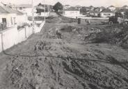 Rua no Algueirão antes das obras de requalificação.