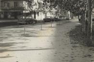 Largo do Mercado Municipal de Queluz após a construção dos passeios.