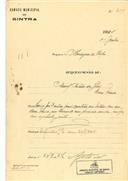 Construção de um barracão em Almargem do Bispo em nome de Manuel Antunes da Silva com o Processo OB nº 255/1925, com a licença de construção nº 248 de 24/08/1925.