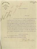 Ofício dirigido ao Administrador do Concelho de Sintra, proveniente do Diretor da Casa de Saúde do Telhal, Elias d'Almeida, comunicando que o doente Joaquim Figueiredo acaba de ter alta médica.