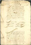 Feito cível de resíduos de testamento contra António Luís, morador nas Mancebas, enquanto testamenteiro de José Gaspar, morador na Amoreira.