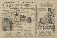 Programa do filme comédia "Tótó o Morto que Fala" com a participação de Silvana Pampanini e Adriana Benetti.
