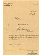Construção de uma casa em Rebanque, em nome de João Francisco, com o Processo nº OB 322/1922, com a licença de construção nº 380 de 03/08/1922.