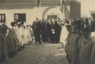 Inauguração da Escola Primária de Almargem do Bispo.