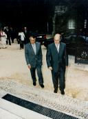 Receção ao Primeiro Ministro de Marrocos e sua comitiva na Quinta da Regaleira, com a presença do Presidente da Câmara Municipal de Sintra, Dr. Fernando Reboredo Seara, durante a sua visita a Sintra.