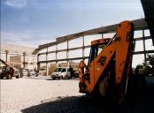 Construção do pavilhão gimnodesportivo da Escola Secundária Matias Aires no Cacém.