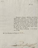 Circular dirigida ao presidente da Câmara Municipal de Colares proveniente de Luciano Simões de Carvalho, presidente da Câmara Municipal do Porto, solicitando a lista de subscritores para o monumento a D. Pedro IV.
