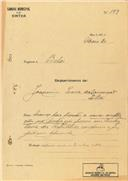 Ampliação de uma moradia na Rua da República em Queluz, em nome de Joaquim Pereira da Conceição, com o Pocesso n.º OB 197/1920 com a licença de construção nº 167 de 29/09/1920.