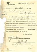 Requerimento para contrair matrimonio de Carlos Alfredo Moreira Bordado, morador em Queluz e Maria Rosa de Brito de Oliveira Freire. 