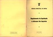 Regulamento da liquidação e cobrança dos impostos do concelho de Sintra.