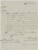 Ofício dirigido ao presidente da Câmara Municipal de Belas José Justino Alves proveniente de Pedro José de Oliveira, Chefe da 4ª Repartição do Governo Civil, solicitando o envio do orçamento da receita e despesa do município para o ano corrente. 