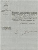 Circular dirigida ao presidente da Câmara Municipal de Belas proveniente Cipriano Lopes de Andrade, referente à portaria com as explicações sobre o abatimento que indevidamente se pretende fazer no lançamento da décima de 1835 para dar conhecimento às Juntas de Paroquia.