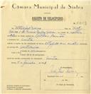 Registo de velocípede de marca Citifix com motor, com o nº 6459, em nome de Vítor José Névoa, morador em Sintra.