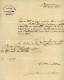 Ofício do Administrador do Concelho de S. Pedro do Sul, João [...], ao Administrador do Concelho de Sintra, pedindo auxilio para capturar o refratário Joaquim da Rocha, do lugar e freguesia de Pindelo dos Milagres, recrutado no ano de 1896.