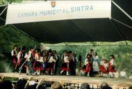 Atuação de um rancho folclórico com o apoio do Pelouro da Cultura da Câmara Municipal de Sintra.