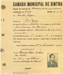 Registo de matricula de carroceiro de 2 ou mais animais em nome de Fausto Lopes, morador em Vila Verde, com o nº de inscrição 2022.
