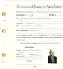 Registo de matricula de cocheiro profissional em nome de Joaquim Fernandes Carolo, morador em Queluz, com o nº de inscrição 1771.