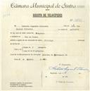 Registo de velocípede de marca Phillips, com o nº 4783, em nome de António Augusto Oliveira, morador em Rio de Mouro.