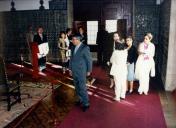 Receção ao Primeiro Ministro de Marrocos e sua comitiva no Palácio Nacional de Sintra durante a sua visita a Sintra.