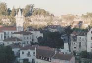 Vista parcial de Sintra com os Paços do Concelho e a Correnteza.