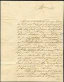 Ofício de Jacinto Marques para o Presidente da Junta de Paróquia de Colares sobre o pagamento de foros.