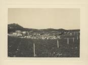 Vista geral da Serra de Sintra e os terrenos para a construção do Matadouro Municipal de Sintra em Ouressa.