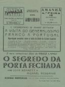 Programa do filme "Maldita mulher" realizado por John Cromwell com a participação dos atores Humphrey Bogart e Lizabeth Scott.