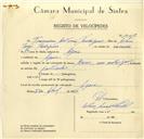 Registo de velocípede de marca Mavic, com o nº 10015, em nome de Francisco António Rodrigues, morador em Azoia.