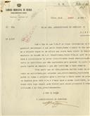 Ofício dirigido ao Administrador do Concelho de Sintra, proveniente do Administrador do Concelho da Câmara Municipal de Oeiras, referente à identificação dos indivíduos que são capturados pelo pessoal do posto da guarda da Amadora.