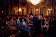 Concerto com Vag Papian e Maxim Vengerov, durante o festival de música de Sintra, na sala de música do Palácio Nacional de Queluz.