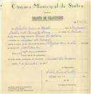 Registo de velocípede de marca Citifix com motor, com o nº 6454, em nome de Abílio Nunes Coelho, morador em Pinhal da Nazaré, Colares.