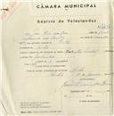 Registo de velocípede de marca Reynaldo Pombal, com o nº 4436, em nome de José Luís dos Reis, morador em Linhó.