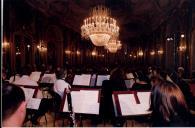 Concerto  com a Orquestra de Câmara Escocesa, durante o festival de música de Sintra, na sala de música do Palácio Nacional de Queluz.