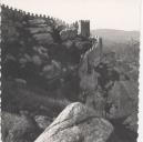 Vista parcial do adarve do Castelo dos Mouros em Sintra.