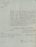 Ofício dirigido ao presidente da Câmara Municipal de Colares proveniente de Olímpio Joaquim de Oliveira, secretário geral do governo civil de Lisboa, enviando diploma do administrador nomeado.