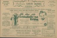 Programa do filme "Escândalos na Riviera" realizado por Walter Lang com a participação de Danny Kaye, Gene Tierney e Corine Calvet.