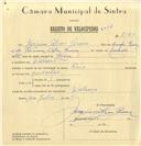 Registo de velocípede de marca Raio, com o nº 7180, em nome de Joaquim Alves Pereira, morador em Abelheira.
