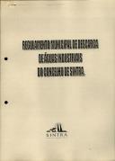 Regulamento Municipal de Descargas de Águas Industriais do Concelho de Sintra.