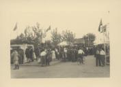 Jogos tradicionais na festa do Algueirão.