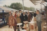 Presidente da Câmara Municipal de Sintra, Rui Silva, acompanhado pelo Vereador Cardoso Martins na Feira das Mercês.