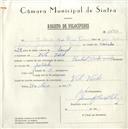 
Registo de velocípede de marca Pombal com motor Cuciolo, com o nº 5697, em nome de António dos Reis França, morador em Vila Verde.