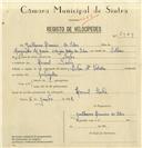 Registo de velocípede de marca Artur & Valadas, com o nº 7969, em nome de Guilherme Loureiro da Silva, morador em Lourel.