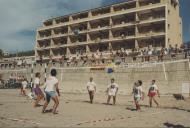 Jogo de Voleibol na Praia Grande.