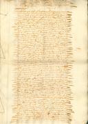 Verba testamentária de Elizária Maria, moradora na Terrugem, na qual deixa diversos bens e encargos à igreja de São João Degolado da Terrugem.