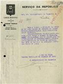 Ofício dirigido ao Administrador do Concelho de Sintra, proveniente do Administrador do Concelho da Câmara Municipal de Torres Vedras, solicitando a detenção de um menor de nome Manuel de Azevedo ou Manuel Pereira.