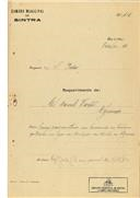 Construção de um barracão na Azinhaga do Moinho no Algueirão em nome de Gil Duarte Freitas, com o Processo nº OB 418/1920, com a licença de construção nº 237 de 31/10/1920.