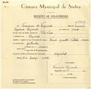 Registo de velocípede de marca Famel com motor Vitória, com o nº 9803, em nome de Francisco de Figueiredo, morador em Algueirão.